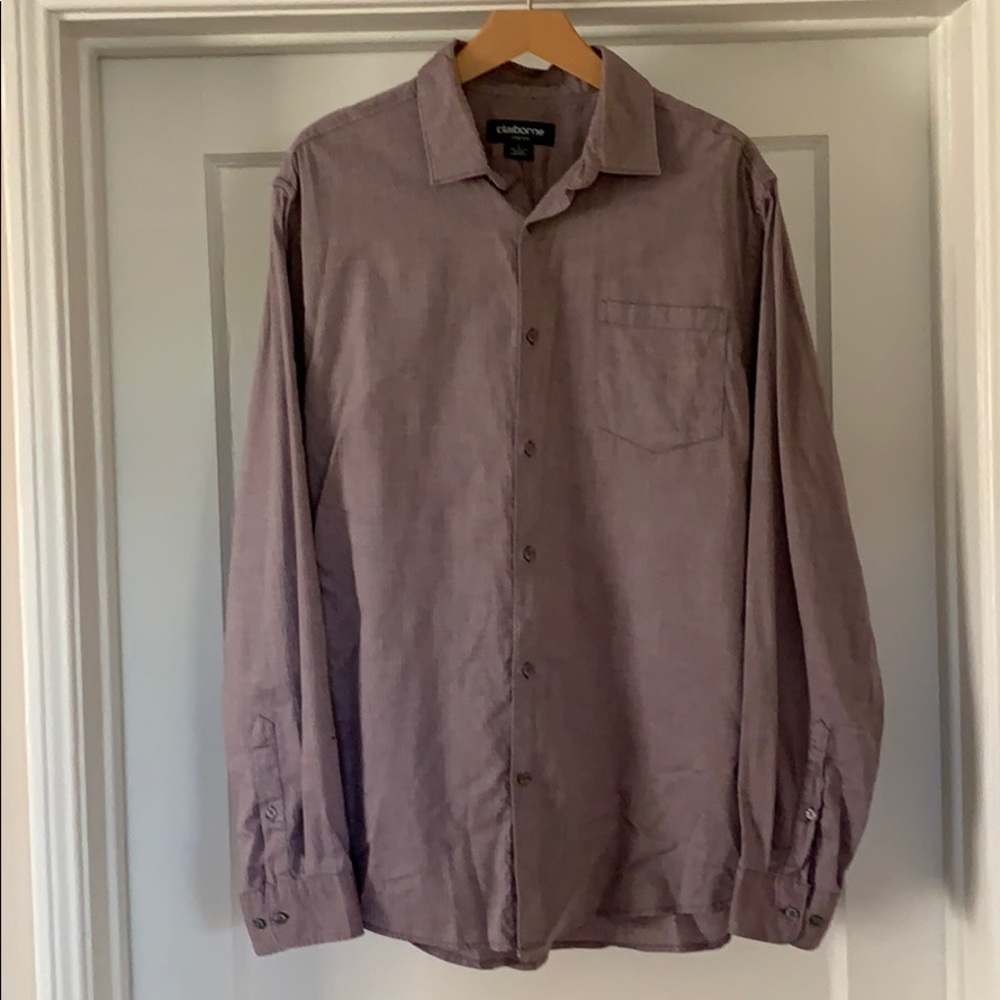 Claiborne Men’s long-sleeve shirt. Size is Large.